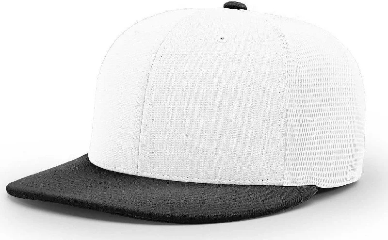 Richardson PTS20M Pulse/Mesh Back Cap - White Black