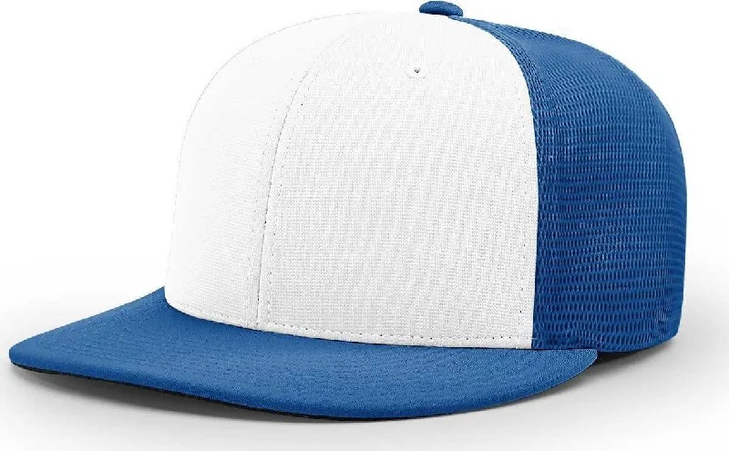 Richardson PTS20M Pulse/Mesh Back Cap - White Royal Alt