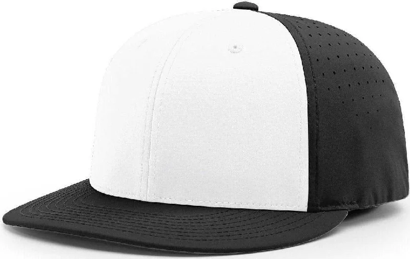 Richardson PTS30 Lite R-Flex Cap - White Black Alt