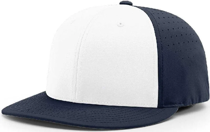 Richardson PTS30 Lite R-Flex Cap - White Navy Alt