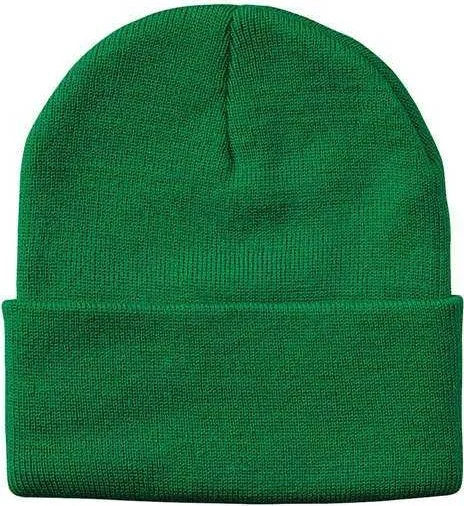 Sportsman SP12 Solid 12" Cuffed Beanie - Kelly