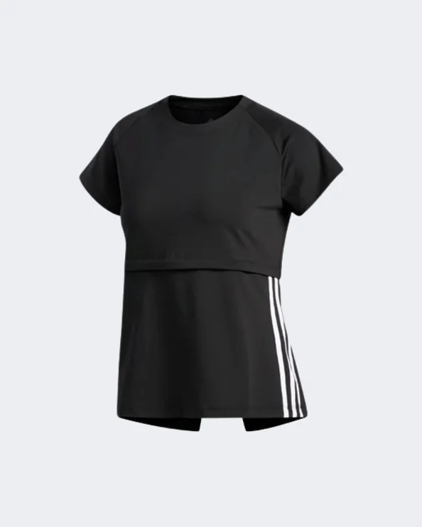 Adidas 3-Stripes Tee Women Training T-Shirt Black