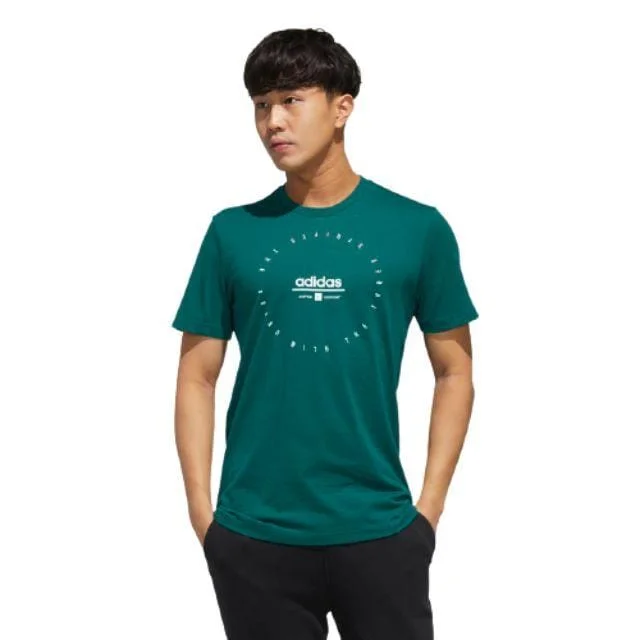 Adidas Polo Adi Clock Men Training T-Shirt Green/White