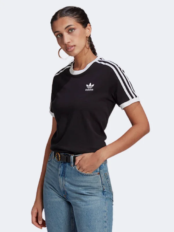 Adidas Adicolor Classics 3-Stripes Women Original T-Shirt Black