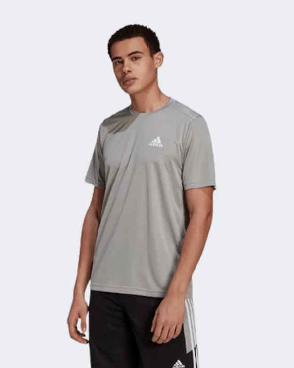 Adidas Aeroready Designed To Move Men Training T-Shirt Grey