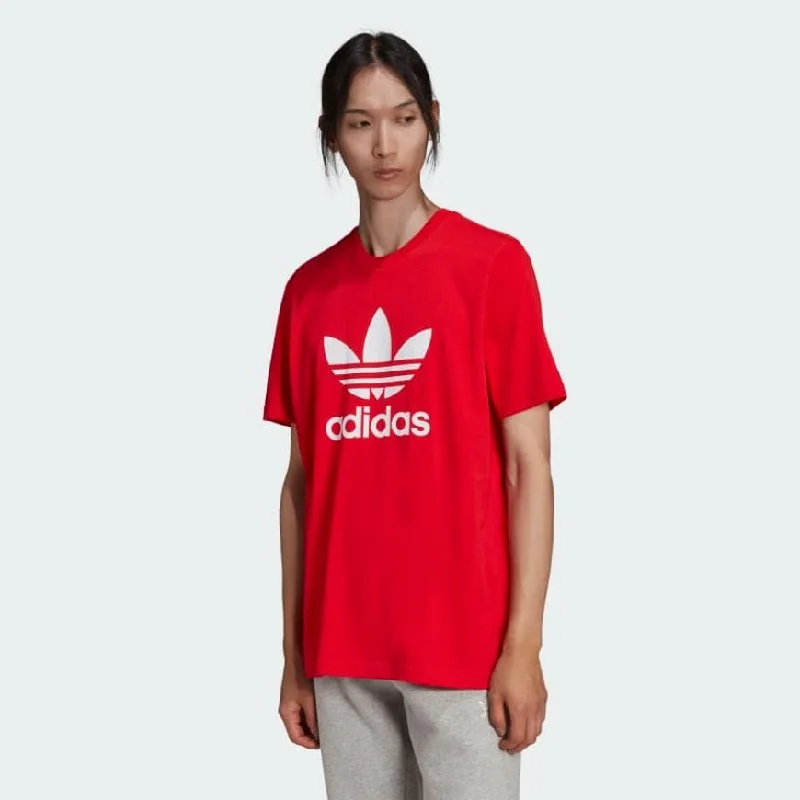 Adidas Classics Trefoil Men Original T-Shirt Red/White