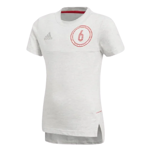 Adidas Comfi Cotton Boys Training T-shirts white/red CF6699