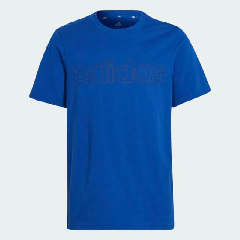 Adidas Essentials Boys Lifestyle T-Shirt Royal Blue