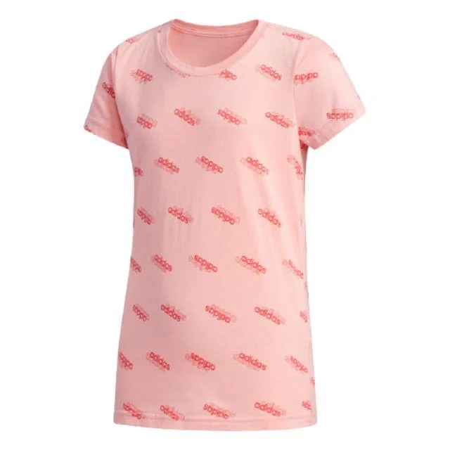 Adidas Favorites Tee Gs-Girls Lifestyle T-Shirt Pink Fm0749