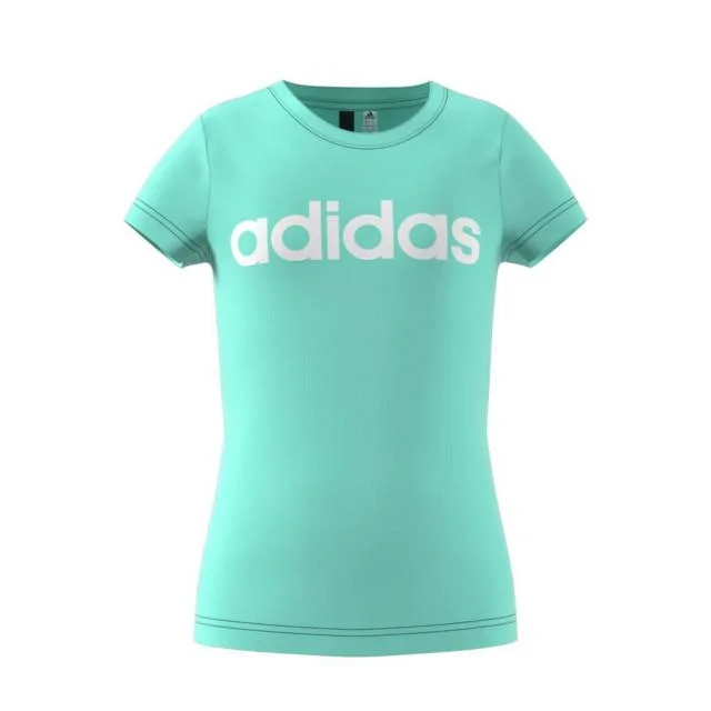 Adidas Girls' Training  DJ1334 Essentials Linear T-Shirt