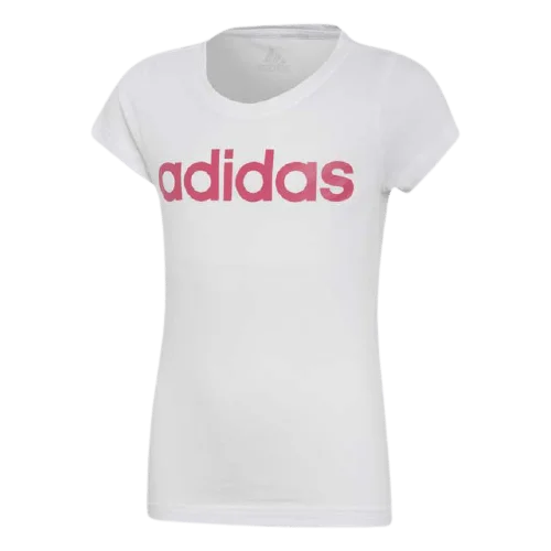 Adidas Girls' Training Yg Linear Tee T-Shirt Dj1336