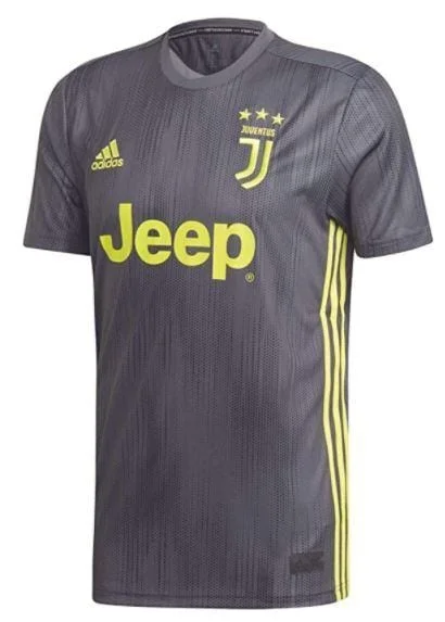 Adidas Juve 3 Jsy Y  Kids-Boys Football T-Shirt Carbon