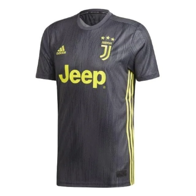 Adidas Juventus Third Jersey Men Football T-Shirt Carbon Dp0455