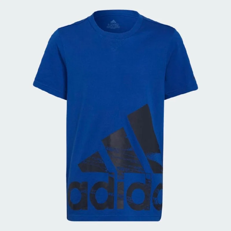 Adidas Logo Boys Lifestyle T-Shirt Royal Blue