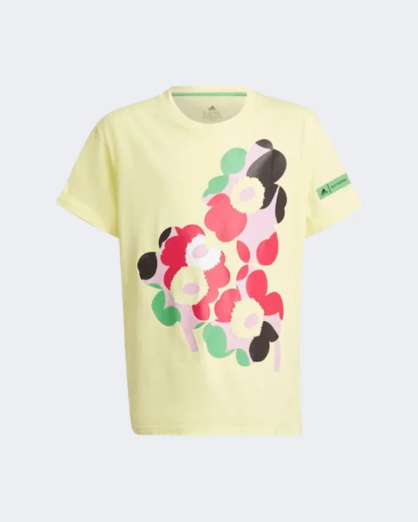 Adidas Marimekko Graphic Girls Lifestyle T-Shirt Yellow/Multicolor