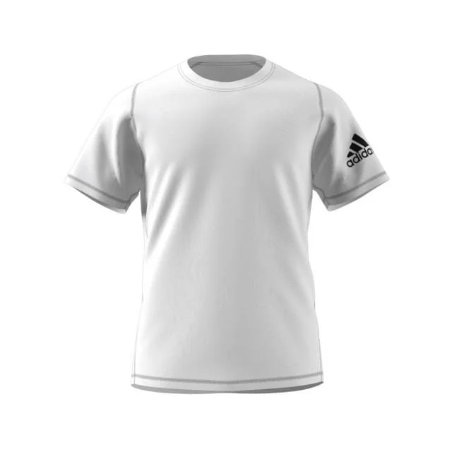 Adidas Men's Training Freelift Sport Ultimate Solid T-Shirts White DU1435