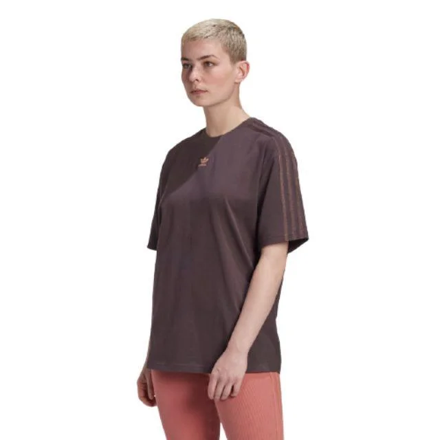 Adidas Oversized Women Original T-Shirt Trace Brown Gm6676