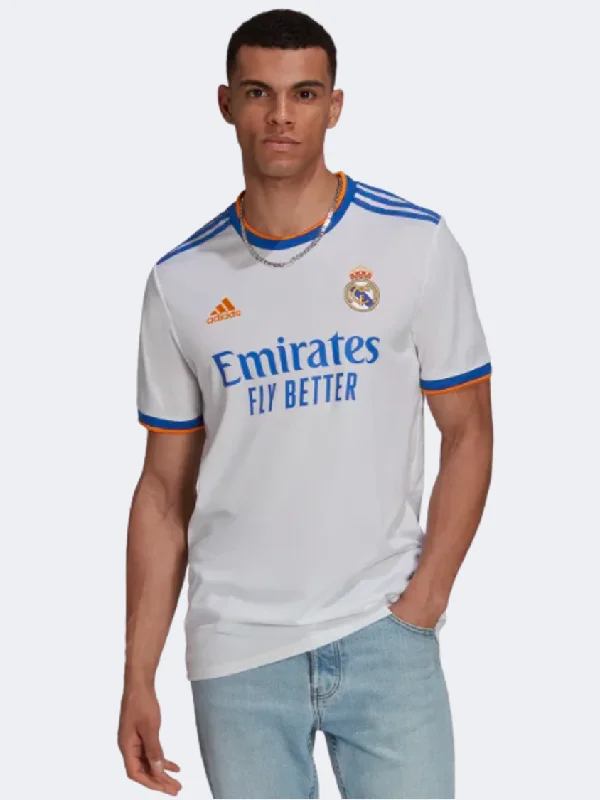 Adidas Real Madrid Home Men Football T-Shirt White