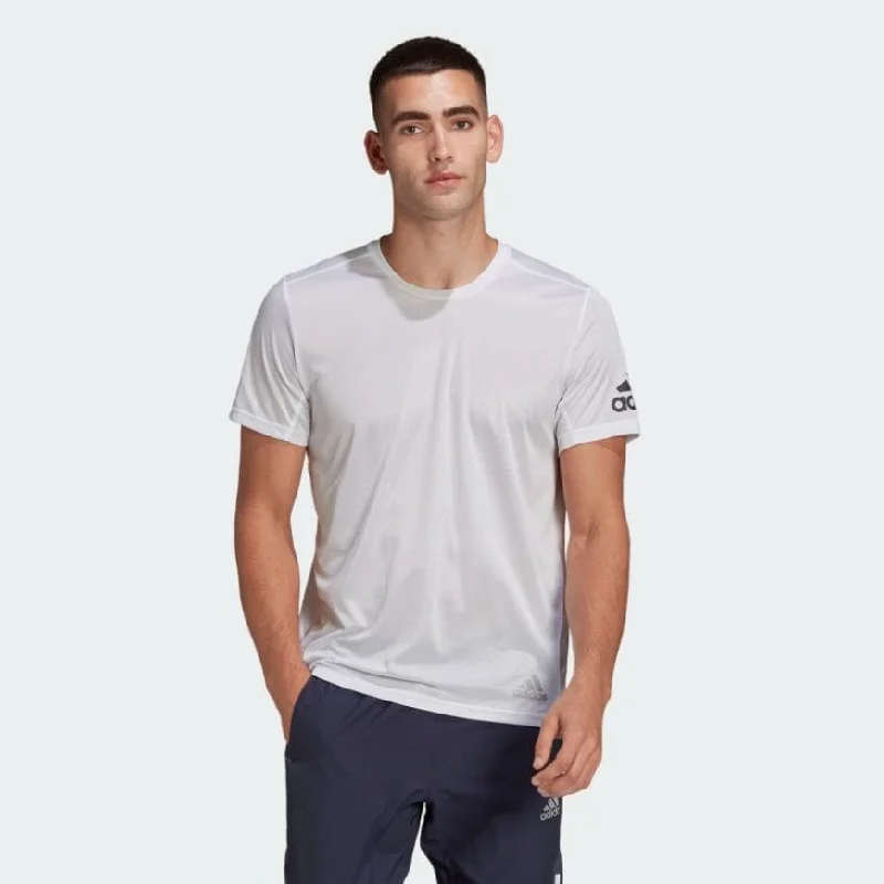 Adidas Run It Men Running T-Shirt White