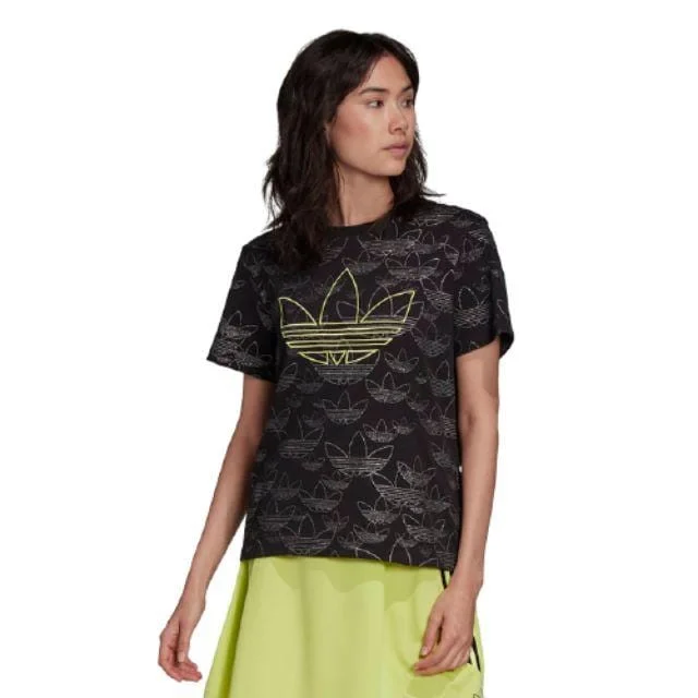 Adidas Tee Women Original T-Shirt Black Fm1948