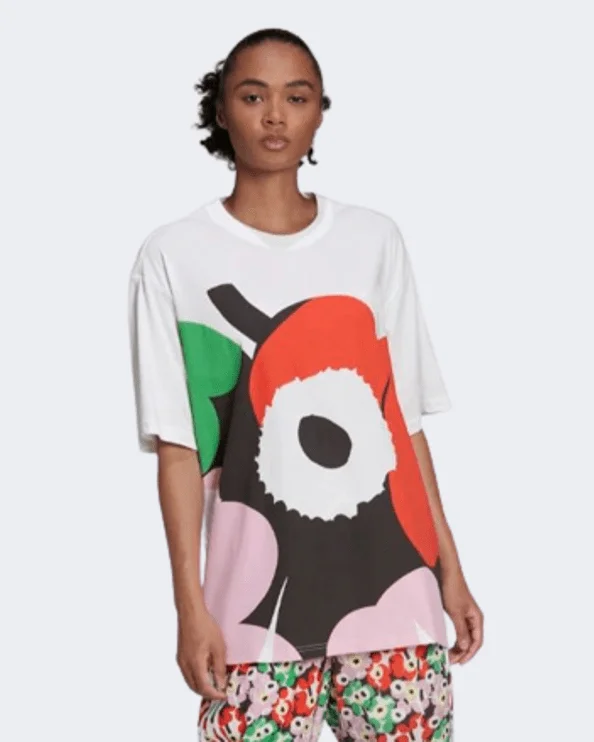 Adidas X Marimekko Graphic Women Sportswear T-Shirt White