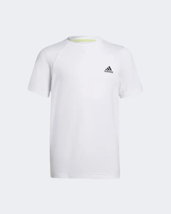 Adidas Xfg Aeroready Slim Sport Boys Training T-Shirt White