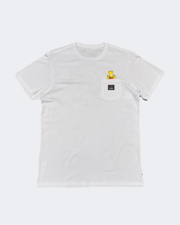 Billabong Simpsons Bart Boys Lifestyle T-Shirt White