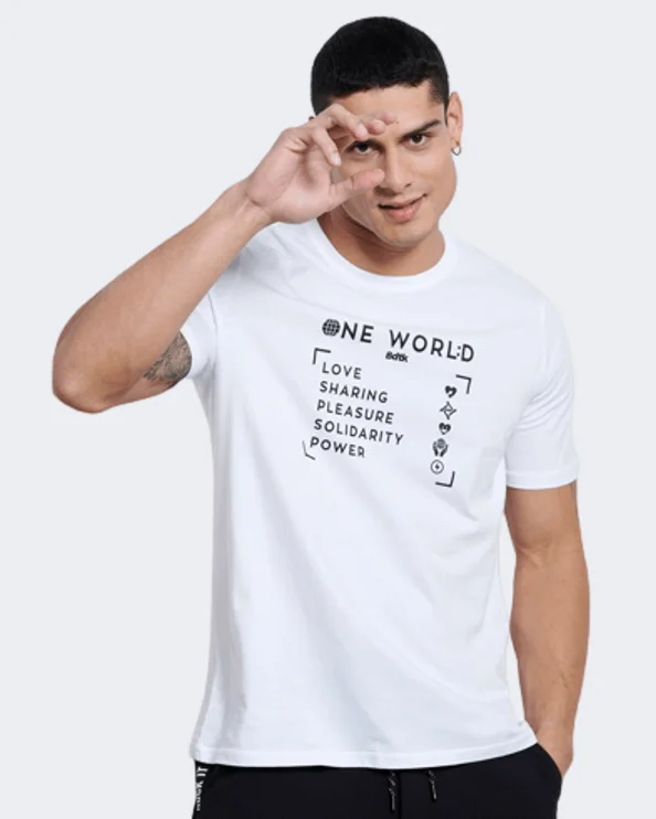 Bodytalk One World Men  Lifestyle T-Shirt White