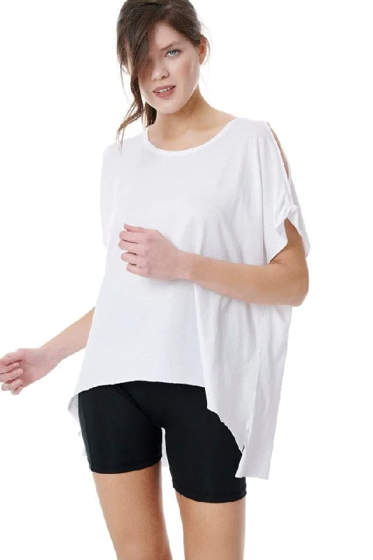 Bodytalk Women's Lifestyle 1191-900428-00200 Modal White T-Shirt