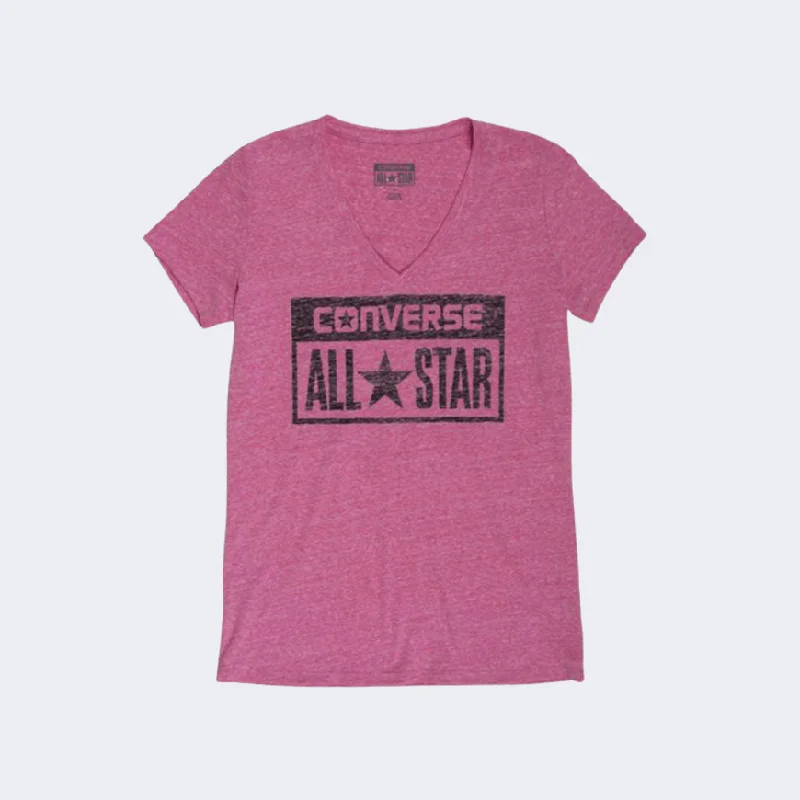 Converse Core Reverse Women Lifestyle T-Shirt Pink