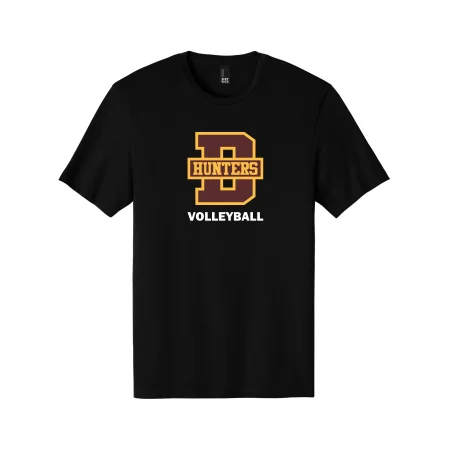 Denfeld Volleyball - District DT104 Perfect Weight ® Tee with full color heat transfer Denfeld Volleyball logo