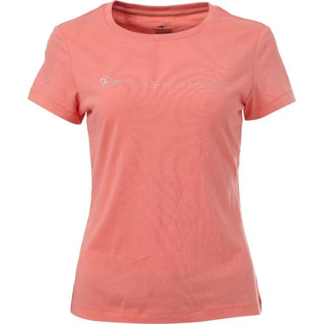 Erke Crew Neck Women Training T-Shirt Orange 12219319359-305