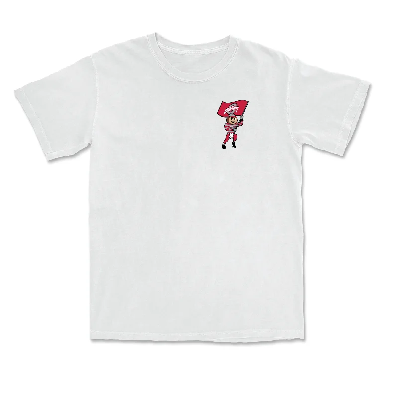 Men's Volleyball White Brutus Comfort Colors Tee - Shane Wetzel