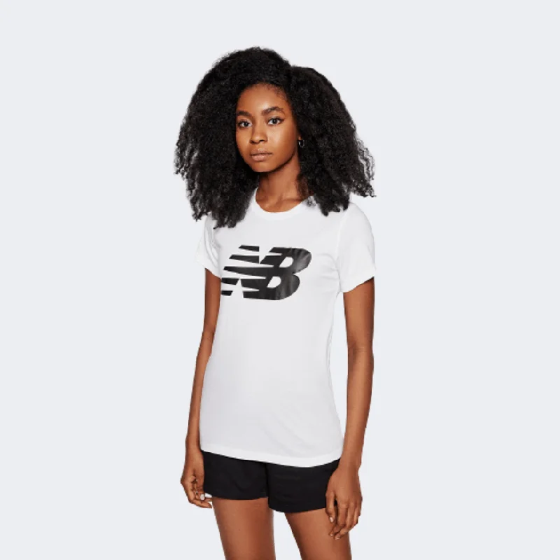 New Balance Classic Flying Graphic Women Lifestyle T-Shirt White