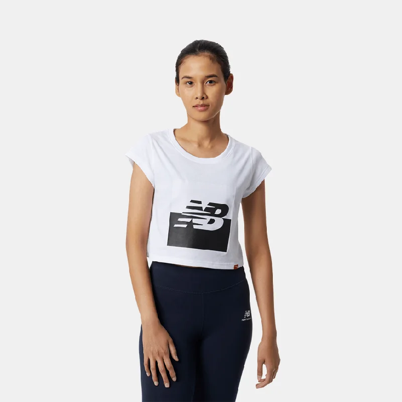 New Balance Sport Box Women Lifestyle T-Shirt White