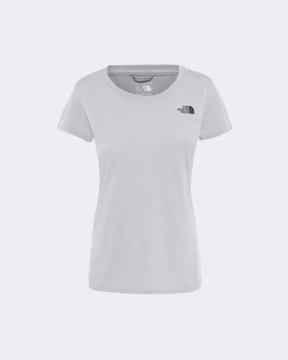 The North Face Reaxion Amp Crew Women Hiking T-Shirt Light Grey