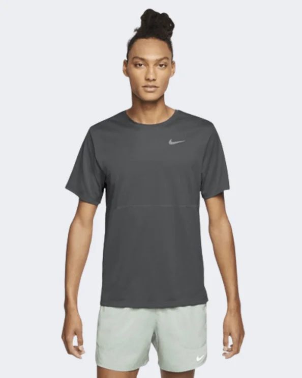 Nike Dri-Fit Men Running T-Shirt Iron Grey