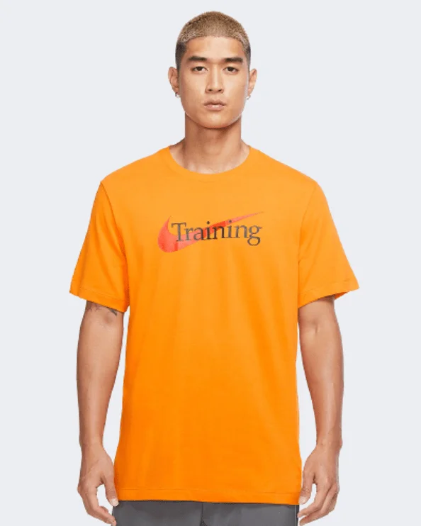 Nike Dri-Fit Men Training T-Shirt Orange