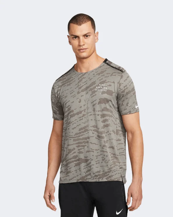 Nike Dri-Fit Run Division Rise 365 Men Running T-Shirt Cobblestone