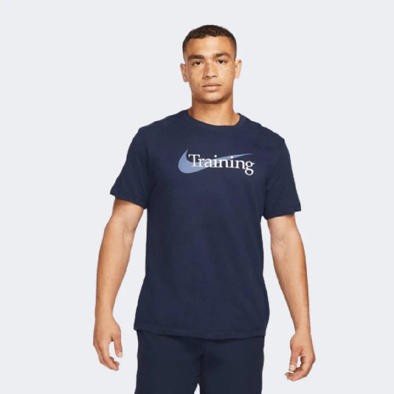 Nike Dri-Fit Swoosh Men Training T-Shirt Obsidian