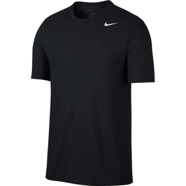 Nike Men's Football Ar6029-010 Dry Crew Solid T-Shirts Black