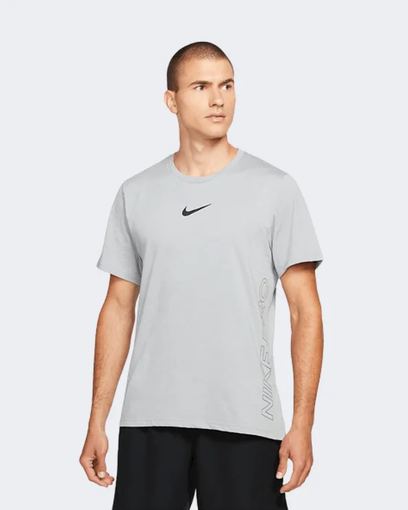 Nike Pro Dri-Fit Burnout Men Training T-Shirt Grey