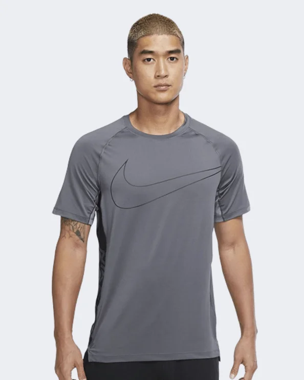 Nike Pro Dri-Fit Slim Fit Novelty Men Training T-Shirt Iron Grey