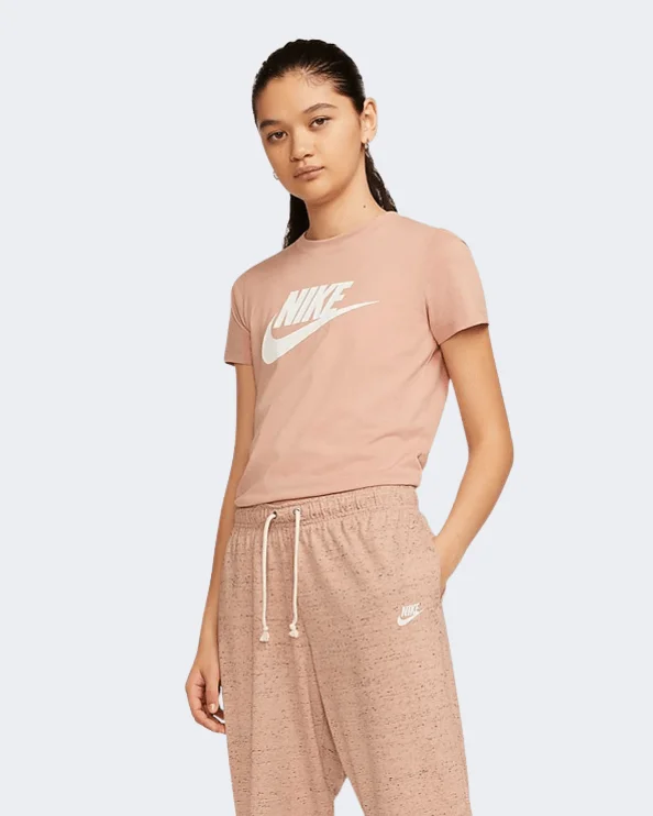 Nike Sportswear Essential Icon Women Lifestyle T-Shirt Rose