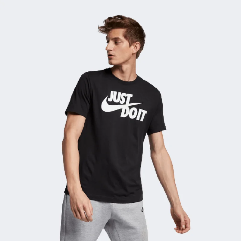 Nike Sportswear Just Do It Swoosh Men Lifestyle T-Shirt Black/White