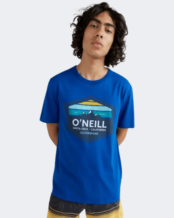 O'Neill Mountain Horizon Men Lifestyle T-Shirt Blue