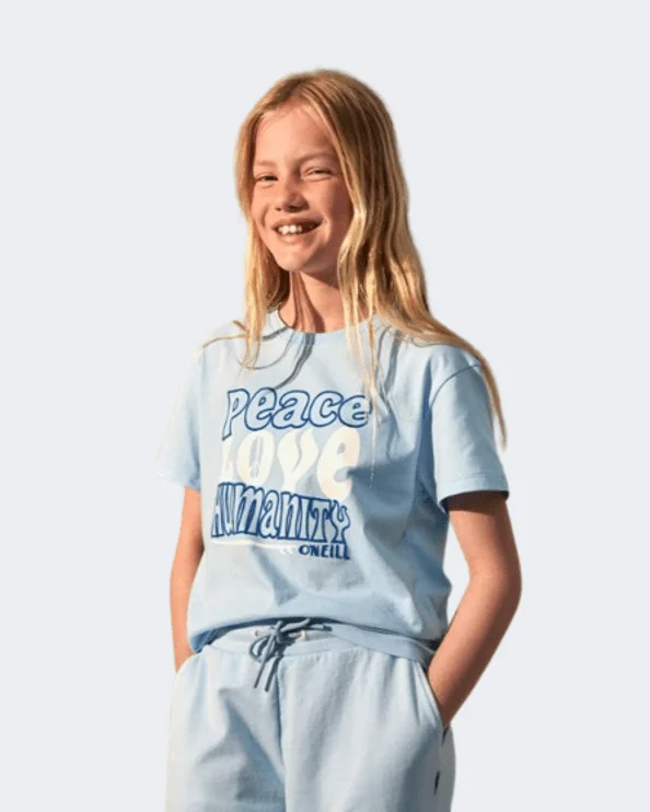 O'Neill Peace  Girls Lifestyle T-Shirt Cerulean