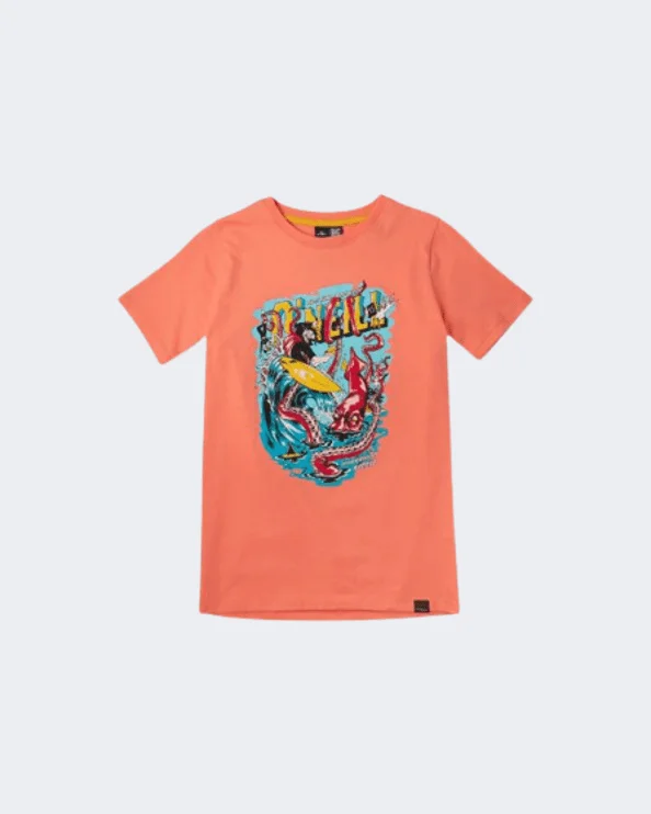 O'Neill Surf Dude Boys Lifestyle T-Shirt Coral