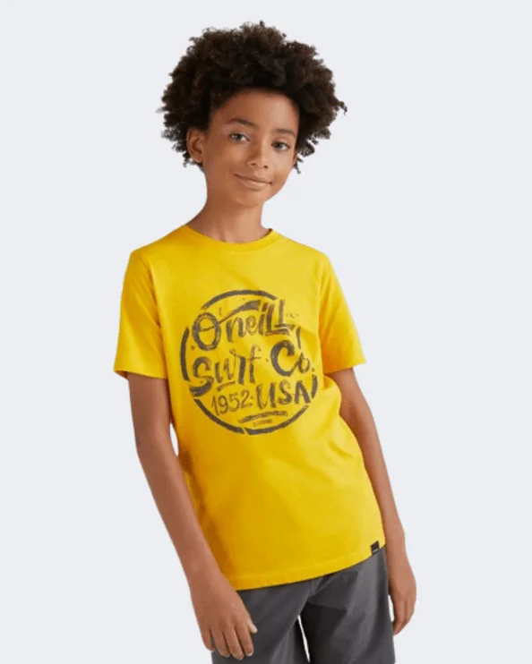 O'Neill Surf Dude Track Boys Lifestyle T-Shirt Old Gold