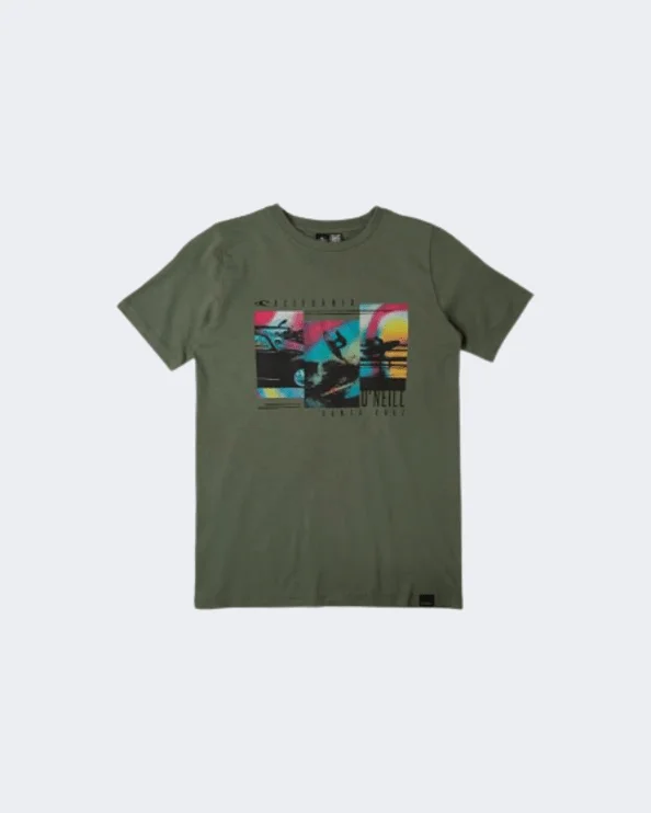 O'Neill Surfboard Boys Lifestyle T-Shirt Dark Green